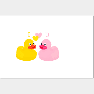 I love you ducky Posters and Art